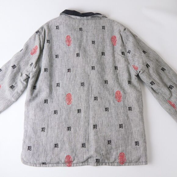 Wildroot Womens L Reversible Linen Silk Jacket & Top Set Lagenlook Embroidered - Picture 3 of 16